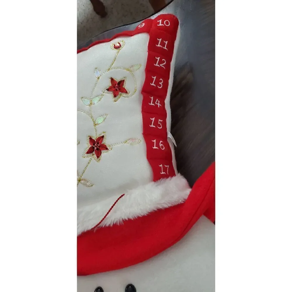 VINTAGE/ COLLECTIBLE AVON 1989 SNOWMAN COUNTDOWN TO CHRISTMAS CALENDAR